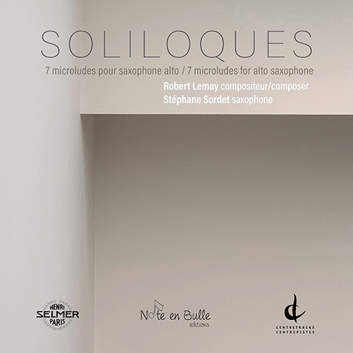Imagen de apoyo de  LEMAY, R.: 7 Microludes for Alto Saxophone (Soliloques) (Sordet)
