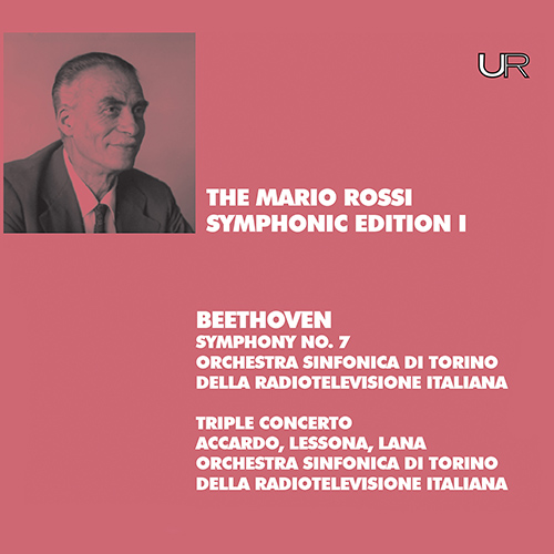 Imagen de apoyo de  BEETHOVEN, L. van: Symphony No. 7 / Triple Concerto, Op. 56 (Mario Rossi Symphonic Edition, Vol. 1) (Accardo, Lana, Lessona) (1967-1968)