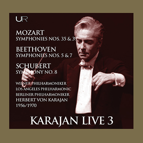 Imagen de apoyo de  Karajan Live, Vol. 3 - MOZART, W.A. / BEETHOVEN, L. van / SCHUBERT, F. (Karajan) (1956-1970)