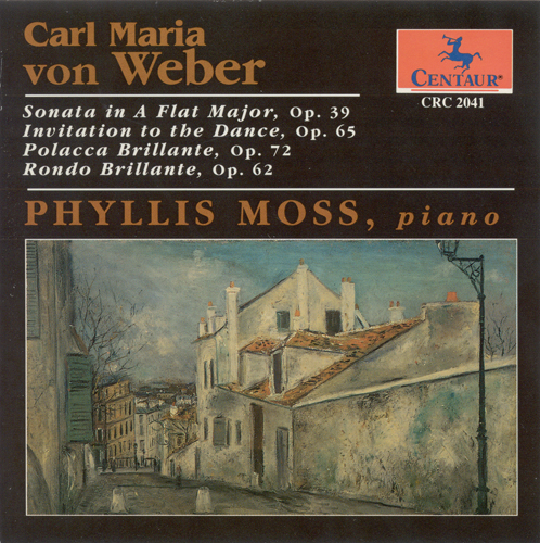 Imagen de apoyo de  WEBER, C.M. von: Piano Sonata No. 2 / Invitation to the Dance / Polacca brillante / Rondo brillante (Moss)