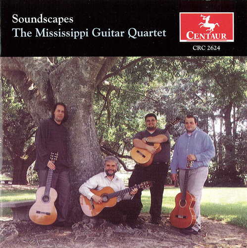 Imagen de apoyo de  Guitar Quartet Recital: Mississippi Guitar Quartet, The - PACHELBEL, J. / SAINT-SAENS, C. / BIZET, G. / BACH, J.S. (Soundscapes)