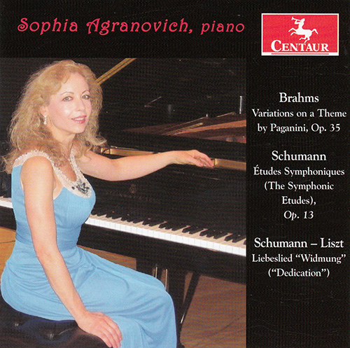 Imagen de apoyo de  BRAHMS, J.: 28 Variations on a Theme by Paganini / SCHUMANN, R.: Symphonic Etudes (Agranovich)