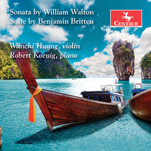 Imagen de apoyo de  WALTON, W.: Violin Sonata / BRITTEN, B.: Suite for Violin and Piano (Wanchi Huang, R. Koenig)