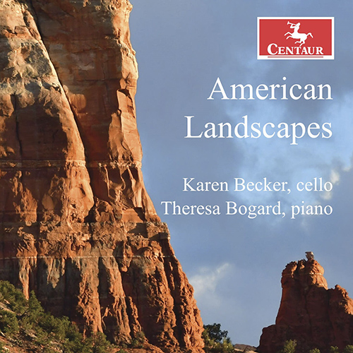Imagen de apoyo de  Cello and Piano Recital: Becker, Karen / Bogard, Theresa - BARBER, S. / GOOCH, W. / LARSEN, L. / SHERR, L. / WALKER, G. (American Landscapes)