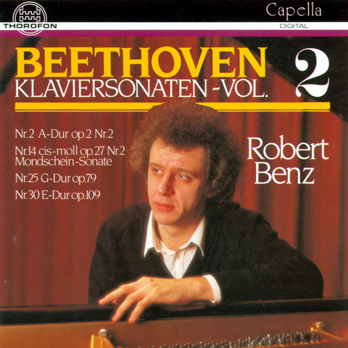 Imagen de apoyo de  BEETHOVEN, L. van: Piano Sonatas, Vol. 2 - Nos. 2, 14, 25, 30 (Benz)
