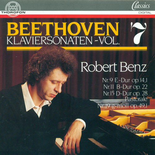 Imagen de apoyo de  BEETHOVEN, L. van: Piano Sonatas, Vol. 7 - Nos. 9, 11, 15, 19 (Benz)
