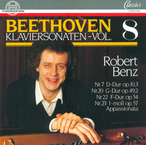Imagen de apoyo de  BEETHOVEN, L. van: Piano Sonatas, Vol. 8 - Nos. 7, 20, 22, 23 (Benz)