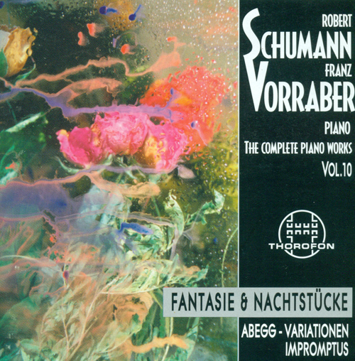 Imagen de apoyo de  SCHUMANN, R.: Piano Music (Complete), Vol. 10 - Fantasiestücke / Theme and Variations on the name Abegg / 10 Impromptus (Vorraber)