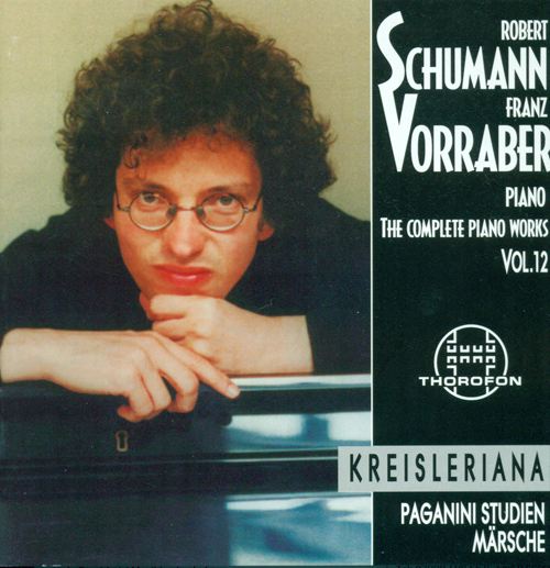 Imagen de apoyo de  SCHUMANN, R.: Piano Music (Complete), Vol. 12 - 6 Etudes pour le pianoforte d'apres les caprices de Paganini / 4 Marches / Kreisleriana (Vorraber)