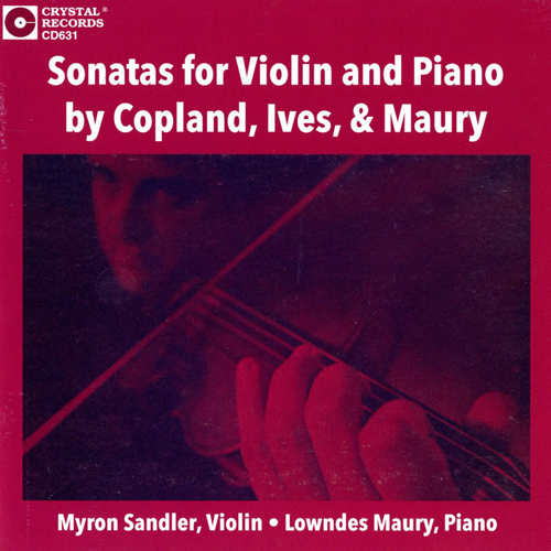 Imagen de apoyo de  COPLAND, A.: Violin Sonata / IVES, C.: Violin Sonata No. 2 / MAURY, L.: Sonata in Memory of the Korean War Dead (M. Sandler, L. Maury)