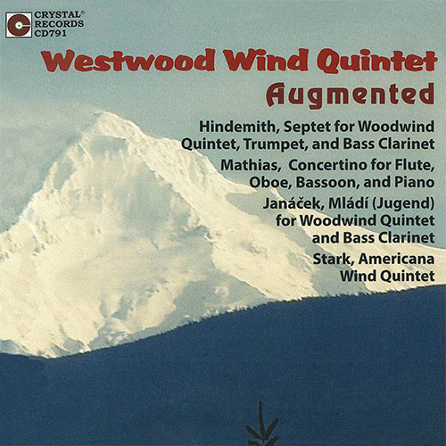 Imagen de apoyo de  Wind Quintets - HINDEMITH, P. / MATHIAS, W. / JANÁČEK, L. / STARK, B. (Augmented) (Westwood Wind Quintet)