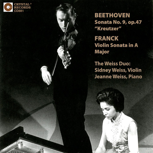 Imagen de apoyo de  BEETHOVEN, L. van: Piano Sonata No. 9, "Kreutzer" / FRANCK, C.: Violin Sonata, M. 8 (The Weiss Duo)