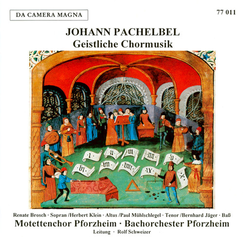 Imagen de apoyo de  PACHELBEL, J.: Sacred Choral Music (Motettenchor Pforzheim, Bachorchester Pforzheim, Schweizer)