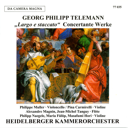 Imagen de apoyo de  TELEMANN, G.P.: Concertante Werk (Largo e Staccato) (Muller, Carmirelli, Magnin, Tanguy, Heidelberg Chamber Orchestra, Preis)