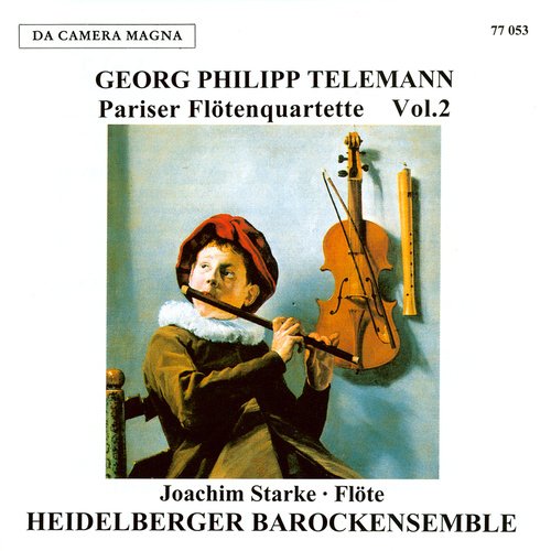Imagen de apoyo de  TELEMANN, G.P.: Flute Quartets, Vol. 2 (Starke, Heidelberg Baroque Ensemble)