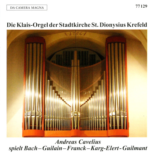 Imagen de apoyo de  Organ Recital: Cavelius, Andreas - BACH, J.S. / GUILAIN, J.A. / FRANCK, C. / KARG-ELERT, S. (Die Klais-Orgel der Stadtkirche St. Dionysius Krefeld)