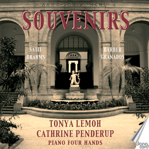 Imagen de apoyo de  Piano Duo Recital: Lemoh, Tonya / Penderup, Cathrine - SATIE, E. / BRAHMS, J. / GRANADOS, E. / BARBER, S. (Souvenirs)