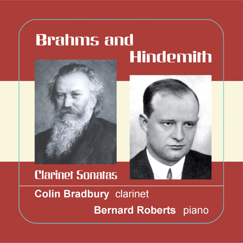 Imagen de apoyo de  BRAHMS, J.: Clarinet Sonatas Nos. 1 and 2 / HINDEMITH, P.: Clarinet Sonata (C. Bradbury, B. Roberts)