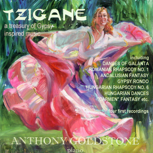 Imagen de apoyo de  Piano Recital: Goldstone, Anthony - KODALY, Z. / HAYDN, J. / LISZT, F. / BUSONI, F. / BRAHMS, J.  (Tzigane - A Treasure of Gypsy Inspired Music)