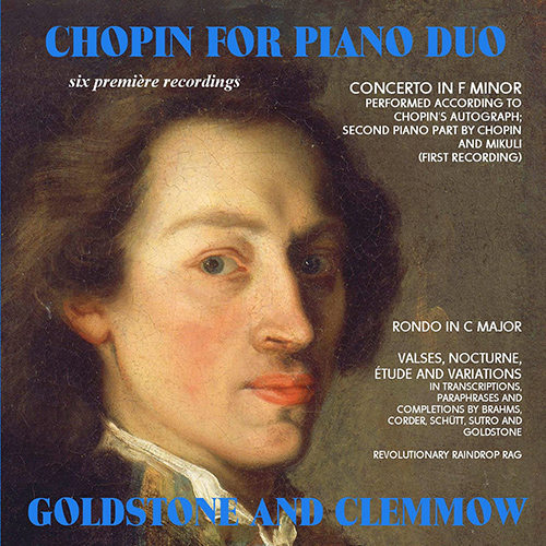 Imagen de apoyo de  CHOPIN, F.: Piano Duos (Chopin for Piano Duo)  (Goldstone and Clemmow)