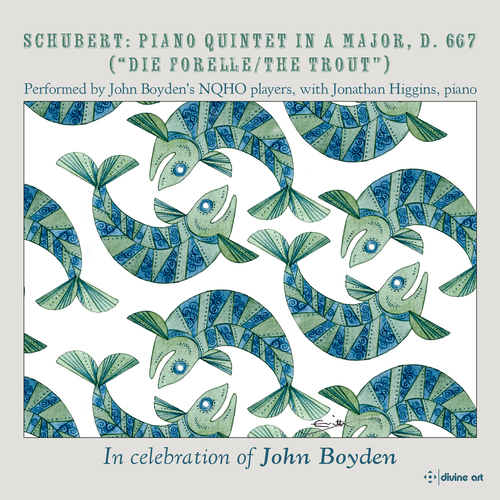 Imagen de apoyo de  SCHUBERT, F.: Piano Quintet, Op. 114, "The Trout" (In Celebration of John Boyden) (Gibbs, Vukotic, Spiers, Pereira, Higgins)