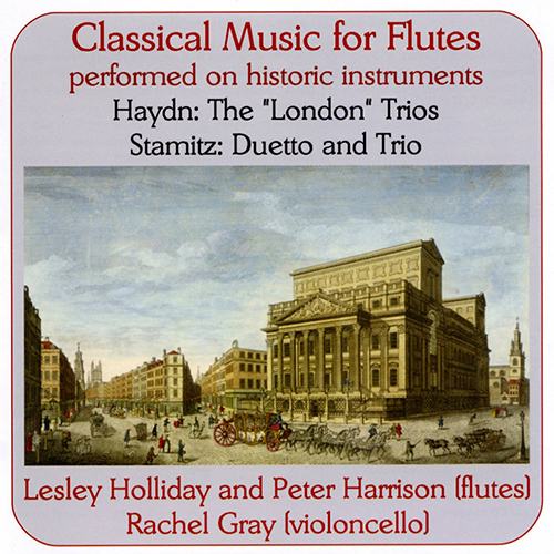 Imagen de apoyo de  HAYDN, J.: Flute Trios Nos. 1-4 / STAMITZ, C.: Duetto No. 1 / Trio No. 6 (Classical Music for Flutes) (Harrison, Holliday, Gray)