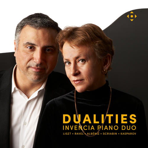 Imagen de apoyo de  Piano Duo Recital: Invencia Piano Duo - LISZT, F. / RAVEL, M. / ALBÉNIZ, I. / SCRIABIN, A. / KASPAROV, A. (Dualities)