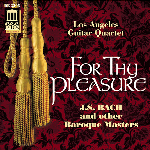 Imagen de apoyo de  Guitar Quartets - BACH, J.S. / HANDEL, G.F. / PURCELL, H. / FINK, M. / TELEMANN, G.P. (For Thy Pleasure) (Los Angeles Guitar Quartet)