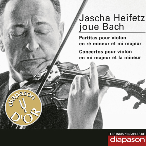 Imagen de apoyo de  BACH, J.S.: Violin Partitas Nos. 2 and 3 / Violin Concertos, BWV 1041 and 1042 (Heifetz, Los Angeles Philharmonic, Wallenstein)