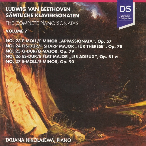 Imagen de apoyo de  BEETHOVEN, L. van: Piano Sonatas (Complete), Vol. 7 - Nos. 23, 24, 25, 26, 27 (Nikolayeva)