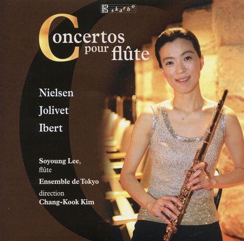 Imagen de apoyo de  NIELSEN, C. / JOLIVET, A. / IBERT, J.: Flute Concerto / KENNAN, K.: Night Soliloquy (Soyoung Lee, Ensemble of Tokyo, Chang-Kook Kim)