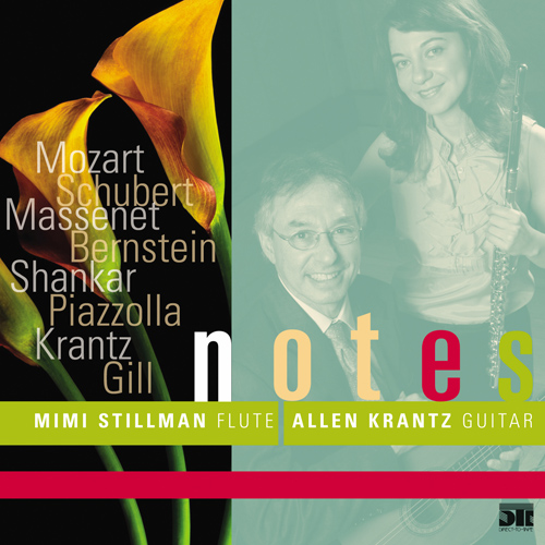 Imagen de apoyo de  Flute and Guitar Recital: Stillman, Mimi / Krantz, Allen - MOZART, W.A. / SCHUBERT, F. / MASSENET, J. / BERNSTEIN, L. (Notes)