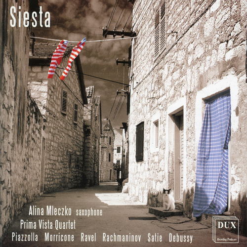Imagen de apoyo de  Saxophone and String Arrangements - SATIE, E. / JOBIM, A.C. / RACHMANINOV, S. / RAVEL, M. (Siesta) (Mleczko, Panta, Prima Vista Quartet)