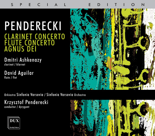 Imagen de apoyo de  PENDERECKI, K.: Concertos, Vol. 1 - Clarinet Concerto / Flute Concerto (D. Ashkenazy, Aguilar, Sinfonia Varsovia, Penderecki)