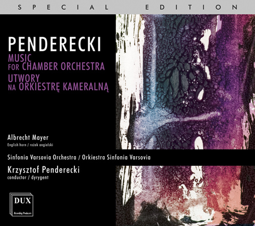 Imagen de apoyo de  PENDERECKI, K.: Music for Chamber Orchestra (Sinfonia Varsovia, Penderecki)
