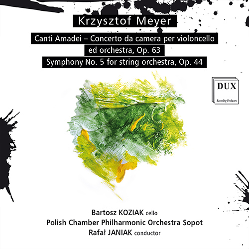 Imagen de apoyo de  MEYER, K.: Canti Amadei / Symphony No. 5 (Koziak, Polish Chamber Philharmonic Orchestra Sopot, Janiak)