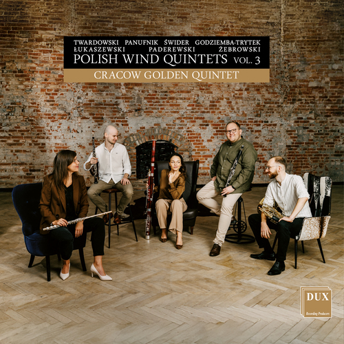 Imagen de apoyo de  Polish Wind Quintets, Vol. 3 - TWARDOWSKI, R. / PANUFNIK, A. / ŚWIDER, J. / GODZIEMBA-TRYTEK, S. / ŁUKASZEWSKI, W. (Poniżnik, Cracow Golden Quintet)