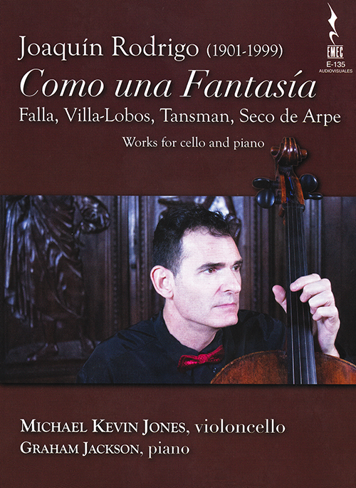 Imagen de apoyo de  Cello and Piano Recital: Jones, Michael Kevin / Jackson, Graham - FALLA, M. de / VILLA-LOBOS, H. / TANSMAN, A. / SECO DE ARPE, M. (Como una fantasía)