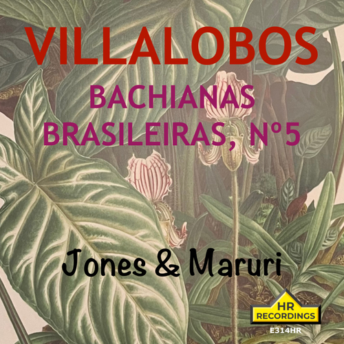 Imagen de apoyo de  VILLA-LOBOS, H.: Bachianas brasileiras No. 5: I. Aria: Cantilena (The Jones and Maruri)