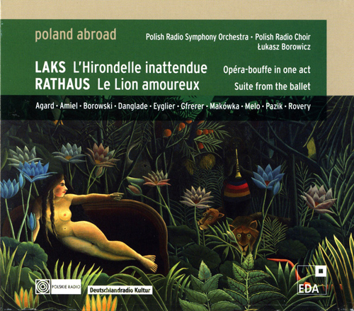Imagen de apoyo de  LAKS, S.: Hirondelle inattendue (L') [Opera] (Borowicz)