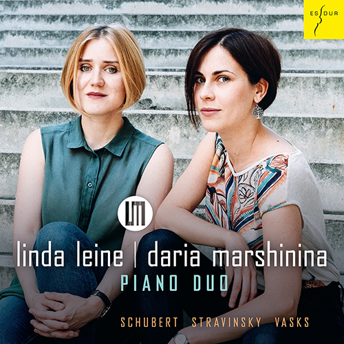 Imagen de apoyo de  Piano Duo Recital: Leine, Linda / Marshinina, Daria - SCHUBERT, F. / STRAVINSKY, I. / VASKS, P.