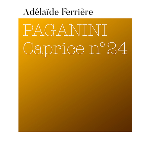 Imagen de apoyo de  PAGANINI, N.: 24 Caprices, Op. 1: No. 24 in A Minor (arr. A. Ferrière for marimba) (Ferrière)