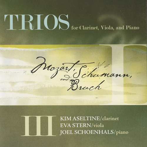 Imagen de apoyo de  MOZART, W.A.: Piano Trio No. 2 / SCHUMANN, R.: Fairy Tale Narrations / BRUCH, M.: 8 Pieces (Trios) (Aseltine, Stern, Schoenhals)