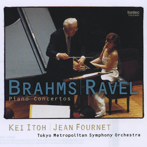 Imagen de apoyo de  BRAHMS, J.: Piano Concerto No. 2 / RAVEL, M.: Piano Concerto in G Major (Kei Itoh, Tokyo Metropolitan Symphony, Fournet)