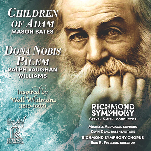 Imagen de apoyo de  BATES, M.: Children of Adam / VAUGHAN WILLIAMS, R.: Dona Nobis Pacem (Areyzaga, K. Deas, Richmond Symphony Chorus and Symphony, S. Smith)