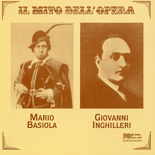 Imagen de apoyo de  MITO DELL'OPERA (IL) - Basiola, Mario / Inghilleri, Giovanni (1926-1935)