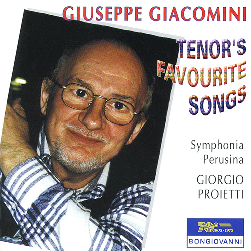 Imagen de apoyo de  Vocal Recital: Giacomini, Giuseppe - DI CAPUA, E. / DE CURTIS, E. / CARDILLO, S. / NUTILE, E. / LEONCAVALLO, R. (Tenor's Favourite Songs)