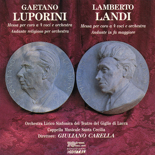 Imagen de apoyo de  LUPORINI, G.: Messa / Andante religioso / LANDI, L.: Messa / Andante in F Major (Carella)