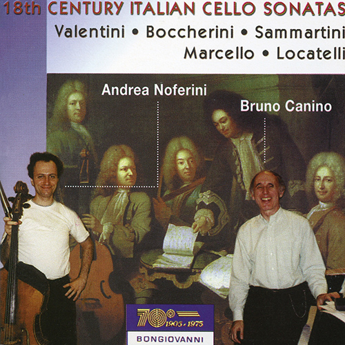 Imagen de apoyo de  Cello Sonatas (Italy, 18th Century) - VALENTINI, G. / BOCCHERINI, L. / SAMMARTINI, G.B. / MARCELLO, B. / LOCATELLI, P.A. (Noferini, Canino)