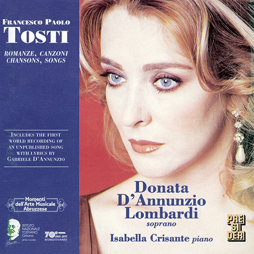 Imagen de apoyo de  TOSTI, P.: Romanze, Canzoni, Chansons, Songs (Lombardi, Crisante)